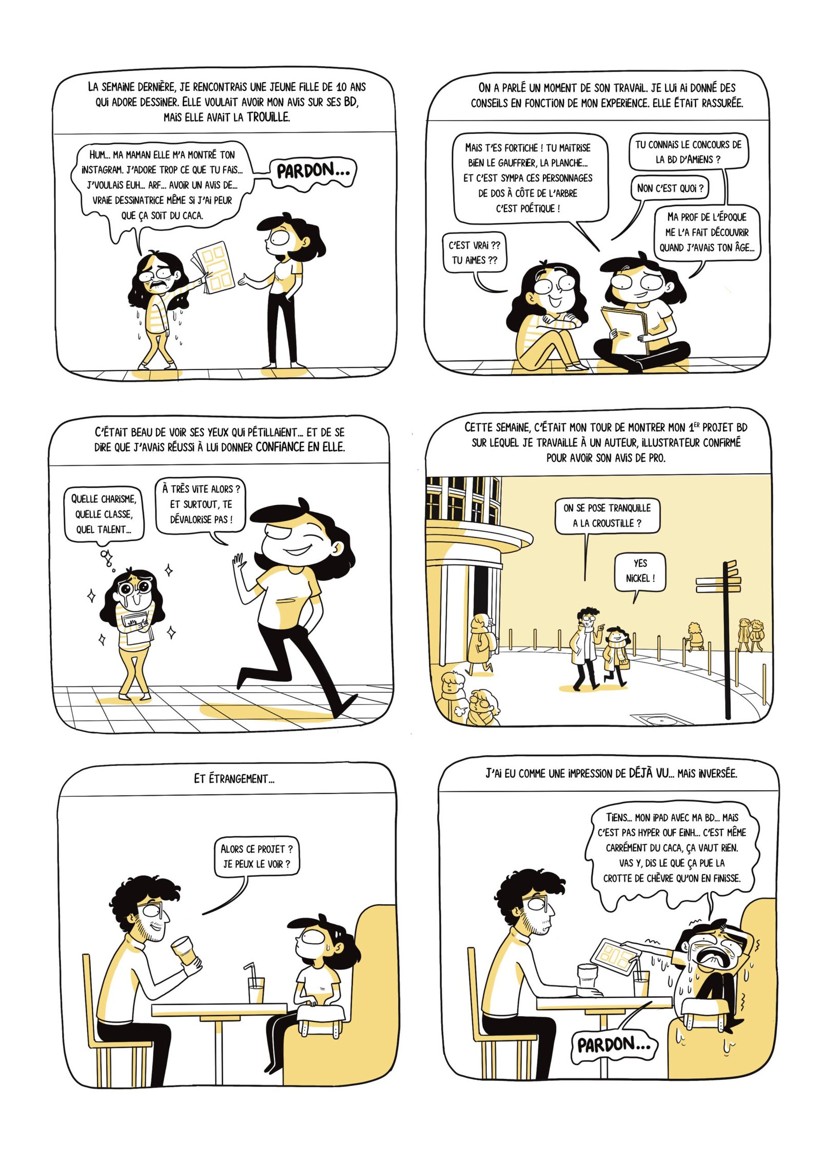 Strip : confiance en soi | Valentine CHOQUET illustrations